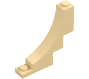 LEGO Beige Bogen 1 x 5 x 4 Invers (4294 / 30099)