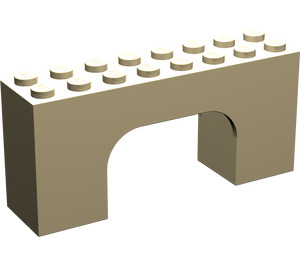 LEGO bronzer Arche
 2 x 8 x 3 (4743)