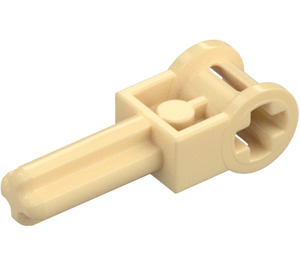 LEGO Beige Achse 1.5 mit Senkrecht Achse Verbinder (6553)