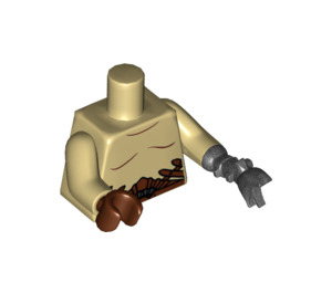 lego minifigure tan torso