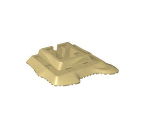 LEGO bronzer Plaque de Base 18 x 22 Desert Island (64649)