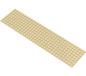 LEGO Tan Baseplate 8 x 32