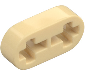 LEGO Beige Trave 2 x 0.5 con Asse Fori (41677 / 44862)