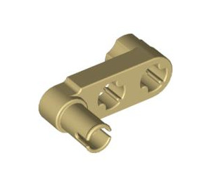 LEGO Tan Beam 3 x 0.5 with Knob and Pin (33299 / 61408)