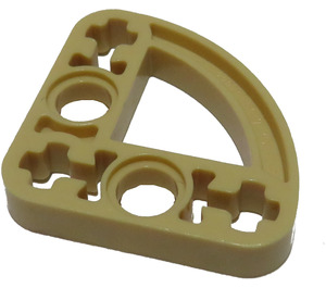 LEGO Beige Trave 3 x 3 x 0.5 Piegato 90 gradi Quarto Cerchio (32249 / 65125)