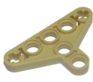 LEGO Beige Bjelke 3 x 5 x 0.5 Triangel Tynn Type 1 (2905)