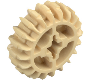 LEGO Tan Bevel Gear with 20 Teeth (Reinforced) (18575)