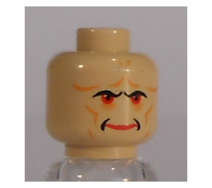 LEGO Tan Bib Fortuna Head (Safety Stud) (3626)
