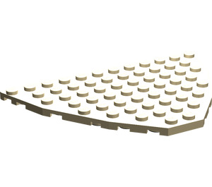 LEGO Beige Boat Bow Platte 12 x 8 (47405)