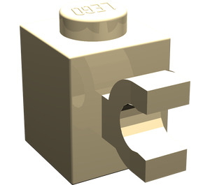 LEGO bronzer Brique 1 x 1 avec Agrafe Horizontal (60476 / 65459)