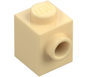 LEGO Tan Brick 1 x 1 with Stud on One Side (87087)