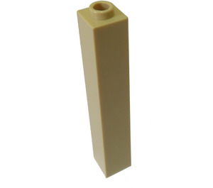 LEGO Tan Brick 1 x 1 x 5 with Hollow Stud (2453)