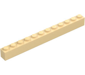 LEGO Tan Brick 1 x 12 (6112)