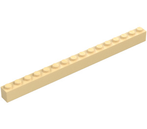 LEGO Tan Brick 1 x 16 (2465)