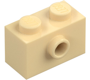 LEGO Barva opálení Kostka 1 x 2 s 1 Cvoček na Postranní (86876)