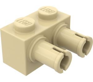 LEGO Tan Brick 1 x 2 with Pins (30526 / 53540)