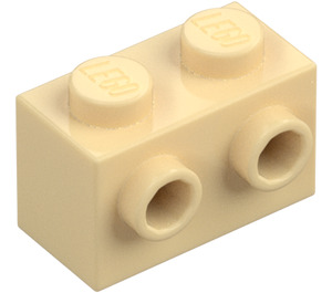 LEGO Tan Brick 1 x 2 with Studs on One Side (11211)