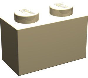LEGO bronzer Brique 1 x 2 sans tube à l'intérieur (3065 / 35743)