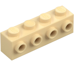 LEGO Beige Stein 1 x 4 mit 4 Noppen auf Ein(e) Seite (30414)