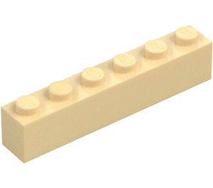 LEGO Tan Brick 1 x 6 (3009 / 30611)