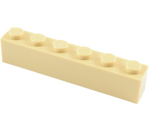 LEGO Tan Brick 1 x 6 (3009 / 30611)