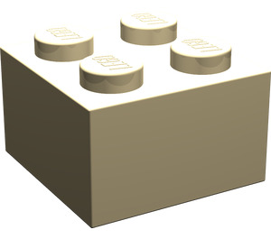 LEGO Beige Backstein 2 x 2 ohne Kreuzstützen (3003)
