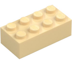 LEGO Zandbruin Steen 2 x 4 (3001 / 72841)