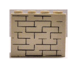 레고 탠 껍질 벽돌 2 x 4 x 3 ~와 함께 Bricks 상표 (30144)