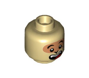 LEGO bronzer Brother Singe Minifigure Diriger (Goujon solide encastré) (3626 / 76841)