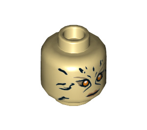 LEGO Tan Cheetah Minifigure Head (Recessed Solid Stud) (3626 / 67667)
