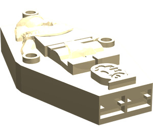 LEGO bronzer Coffin Couvercle - Egyptian  (30164)