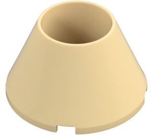 LEGO Beige Kegel 4 x 4 x 2 Hollow (4742)