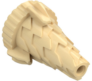 LEGO Tan Cone Stepped Drill with Spikes (64713)