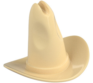 LEGO Beige Cowboy Cappello (Tall) (65465)