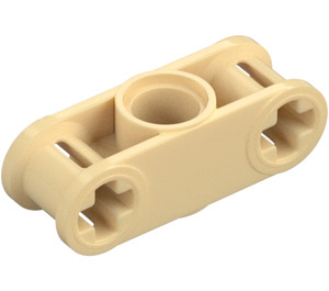 LEGO Beige Kryss Blokk 1 x 3 med To Aksel Hull (32184 / 42142)