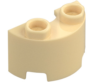 LEGO Tan Cylinder 1 x 2 Half (68013)