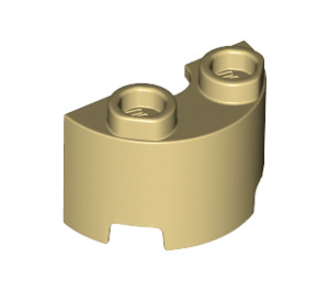 LEGO bronzer Cylindre 1 x 2 Demi (68013)