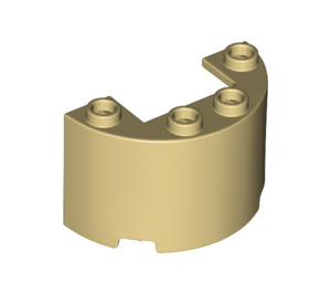 LEGO bronzer Cylindre 2 x 4 x 2 Demi (24593 / 35402)