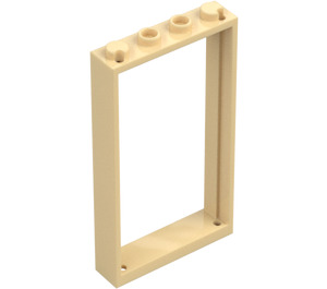 LEGO Beige Ovi Kehys 1 x 4 x 6 (Yksipuolinen) (40289 / 60596)