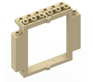 LEGO Tan Door Frame 2 x 8 x 6 Revolving  (30101)