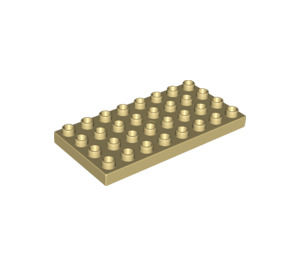LEGO bronzer Duplo assiette 4 x 8 (4672 / 10199)