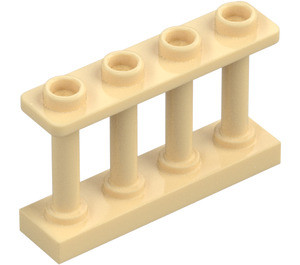 LEGO Barva opálení Plot Spindled 1 x 4 x 2 se 4 horními hřeby (15332)