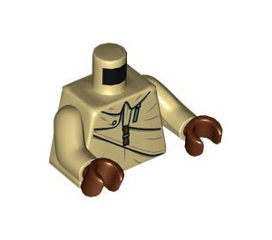 LEGO Tan Fighter Pilot Minifig Torso (973 / 76382)