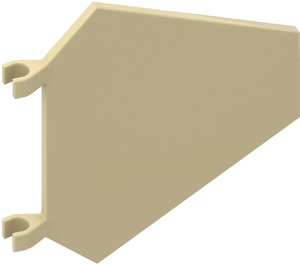 LEGO Beige Flagge 5 x 6 Hexagonal mit dünnen Clips (51000)