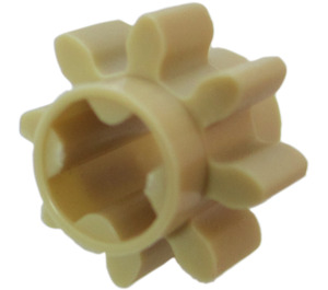 LEGO Tan Gear with 8 Teeth Type 1 (3647)