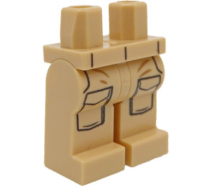 LEGO Beige General Airen Cracken Minihahmo Lantio ja jalat (3815 / 17931)