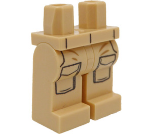 LEGO Tan General Airen Cracken Minifigure Hips and Legs (3815 / 17931)