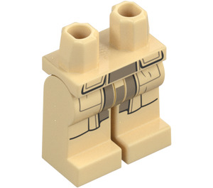 LEGO Beige General Jan Dodonna Minihahmo Lantio ja jalat (73622 / 104610)