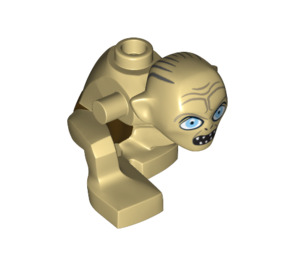 LEGO Beige Gollum Kopf und Körper mit großen Augen (11801 / 12936)