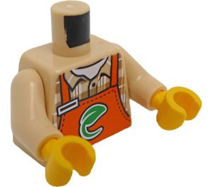 LEGO Beige Grocer Minifig Torso (973 / 76382)